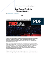 How To Use TED Talks