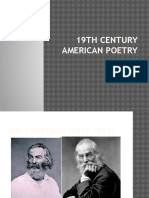 Lecture 6 - 19th CAm Poetry