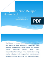 Pengertian Teori Belajar Humanistik