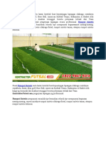 Harga Pembuatan Lapangan Futsal - Rumput Sintetis Murah - WA +62 813 1888 3437