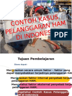 Contoh Kasus Pelanggaran HAM