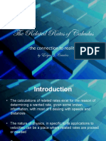 The Related Rates of Calculus: - The Connection To Reality-By Edgar J. Catalán