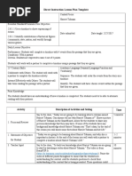 Lesson Plan - Direct Instruction