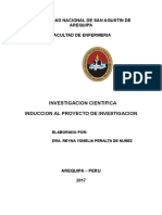 Induccion Al Proyecto de Investigacion-2017