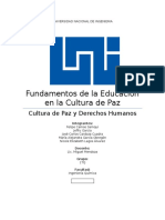 Fundamentos de La Educacion en La Cultura de Paz