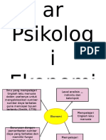 Mindmap Psikologi Ekonomi