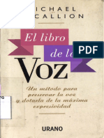 El Libro de La Voz - Michael McCallion PDF