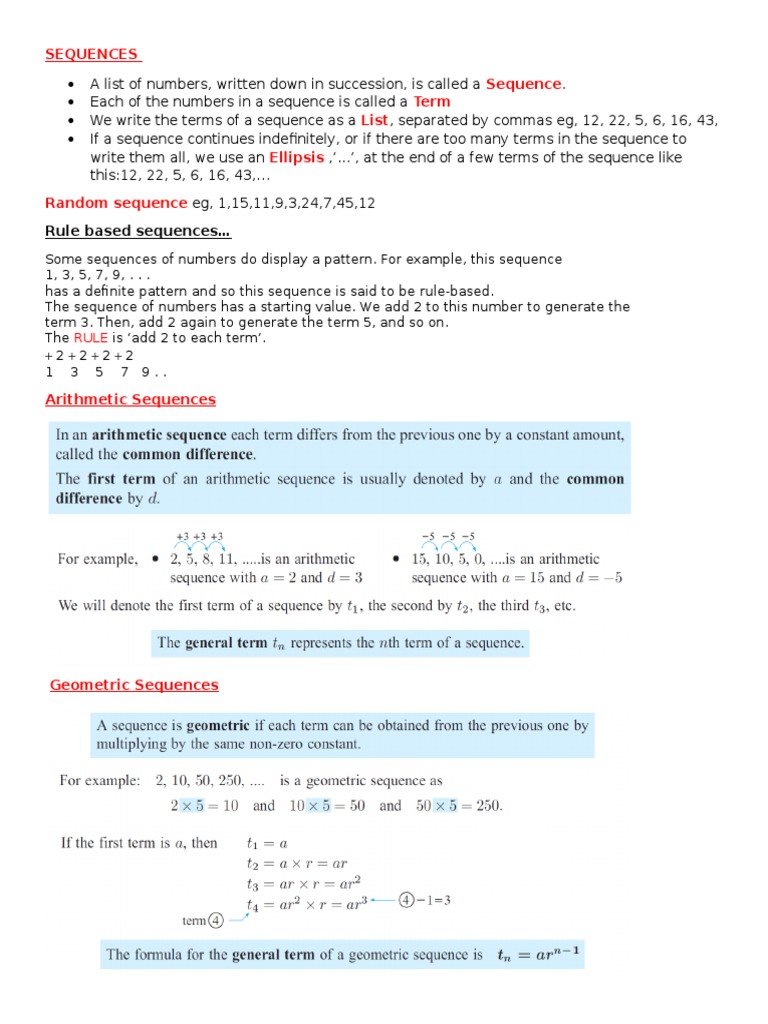 Understanding Sequences and Recursion | PDF | Teaching Methods ...