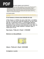 REDAÇÃO Fomos Dominados Pelas Máquinas Que Inventamos