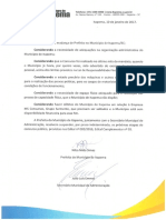 Ofício - Prefeitura de Itapema