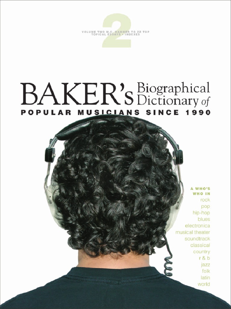 Bakers Biographical Dictionary of Popular Musicians 1990 Vol1 A-L PDF PDF Rock Music Hip Hop Music
