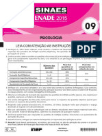 Enade - Psicologia 2015 PDF