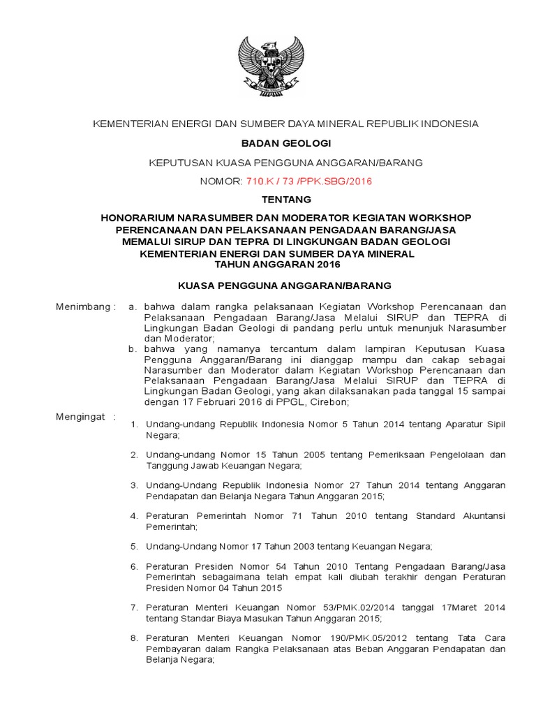 Contoh Sk Narasumber Dan Moderator Dunia Sosial