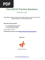 Free Ukcat Questions Only