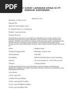 Download Contoh Surat Lamaran Kerja Di Pt Sebagai Karyawan by reza SN343843360 doc pdf