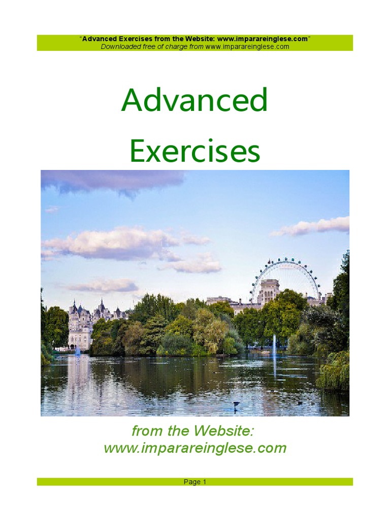 Advanced Exercises From The Website PDF | PDF | Home & Garden