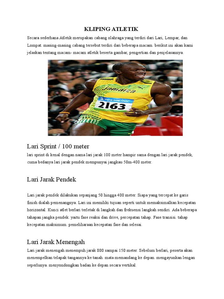 KLIPING ATLETIK