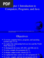 Chapter 1 Introduction To Computers, Programs, and Java