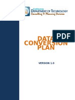 Data Conversion Plan Template
