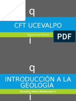 Geologia CFT UCEVALPO