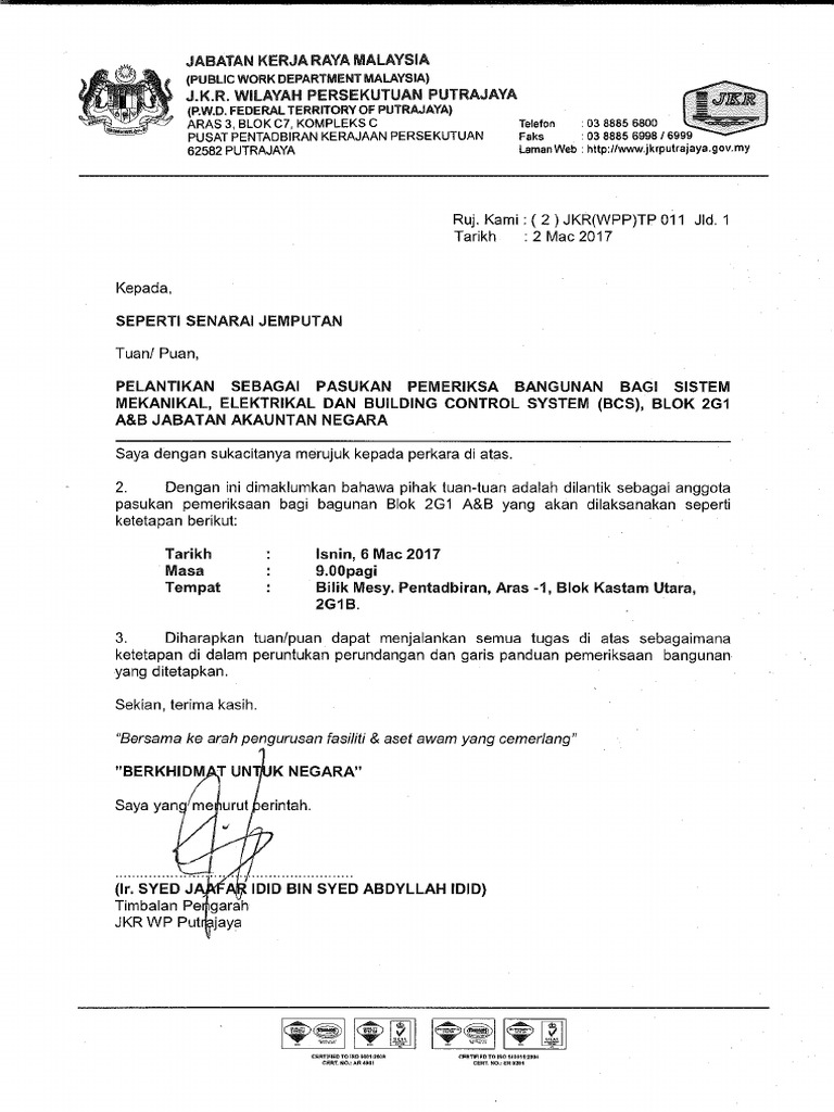 Direktori Kastam Putrajaya Amiahnjk