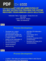 ALTA-2015-Ammonia SXEW Pilot Plant