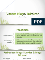 6 - Sistem Biaya Taksiran