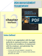 The Union-Management Framework The Union-Management Framework