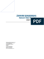 ZXNVM S (N) 9200 (H) Series Network Video Recorder User Manual20141230