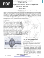 FEA - Flange Joint