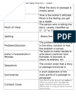 test taking terms part 2 vocab foldable blank