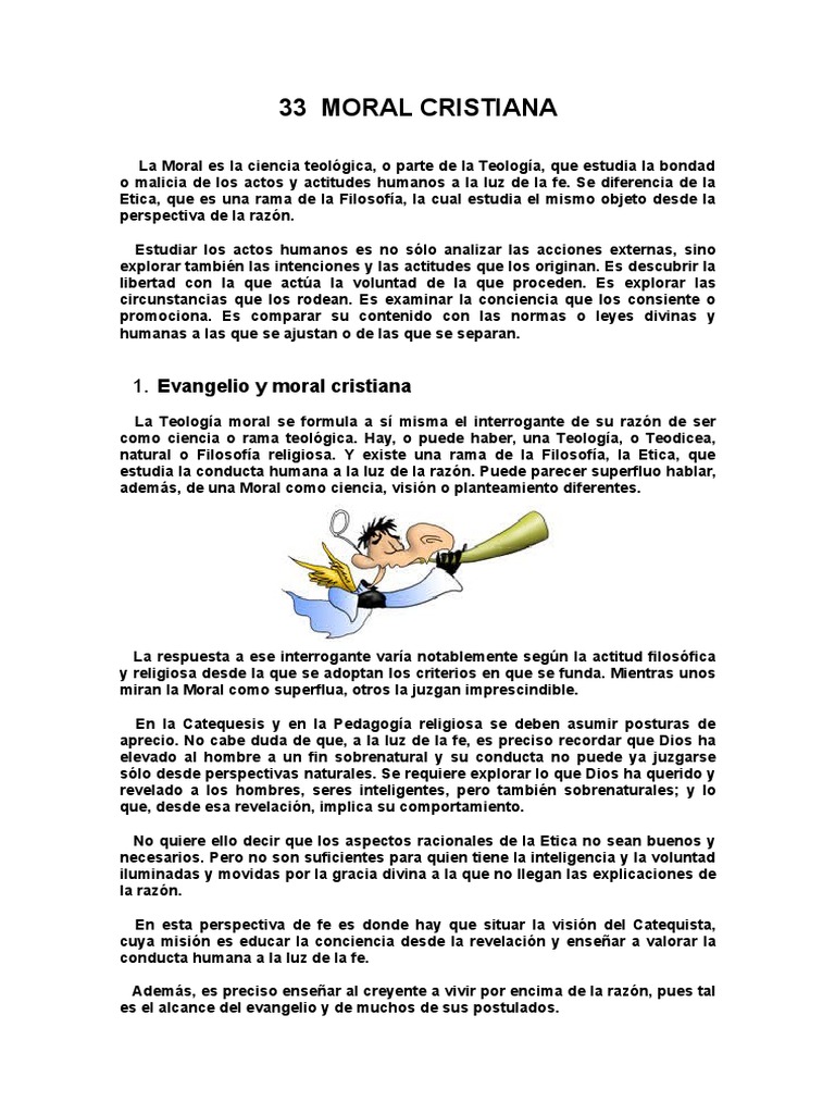 Fundamentos de la Moral Cristiana | PDF | Moralidad | Fe