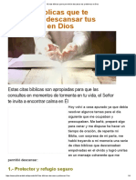 10 Citas Bíblicas Que Te Permitirán Descansar Tus Problemas en Dios