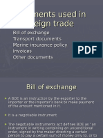 Documents Used in Foreign Trade