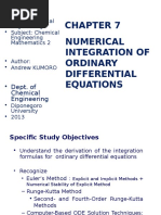 Solving ODEs in MATLAB PDF | PDF | Ordinary Differential Equation ...