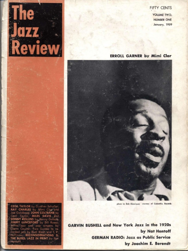 Jazz Review Jan 1959 | PDF | Jazz | Columbia Records