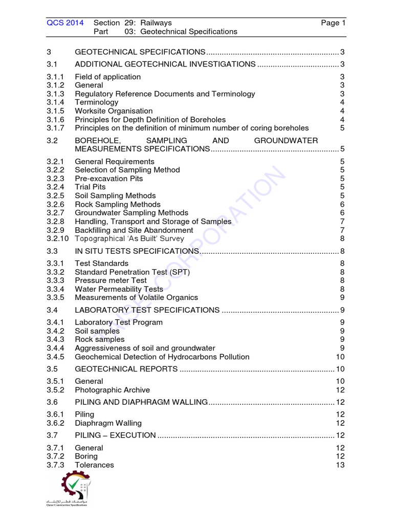 Borehole Depths for Soil Investigation | PDF | Geotechnical Engineering ...