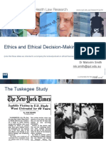 Ethics and Ethical Decision-Making: DR Malcolm Smith MK - Smith@qut - Edu.au