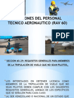Funciones Del Personal Tecnico Aeronautico (Rav 60) Expo