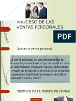 Proceso de Las Ventas Personales