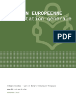 l Union Europeenne - Presentation Generale