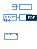 Chemist/E.A: PSK PSK