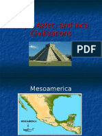 Maya Aztec and Inca 1