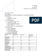 Sed 334 Reading Analysis Goals and Objectives