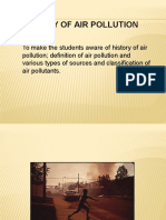 History of Air Pollution
