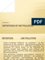 Sources of Air Pollution