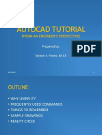 (UP ACES Software Tutorial) AutoCAD
