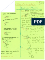 Division of Decimals Poster