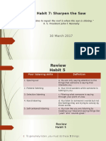 PL Week 7 Powerpoint Sharpen The Saw