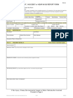 Accident Near Miss Reporting Form